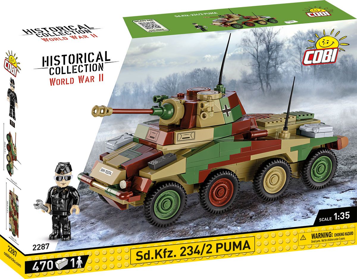 Cobi 2287 - Historical Collection - Sd.Kfz. 234/2 Puma