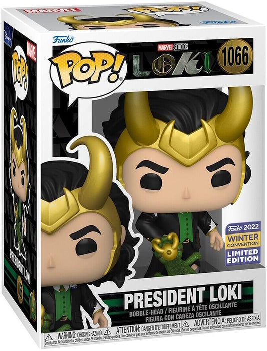 Funko POP! Marvel: Loki - President Loki #1066 Winter Convention Limited Edition