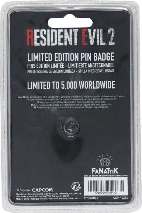 Fanattik Resident Evil 2 Pin 25th Anniversary Limited Edition