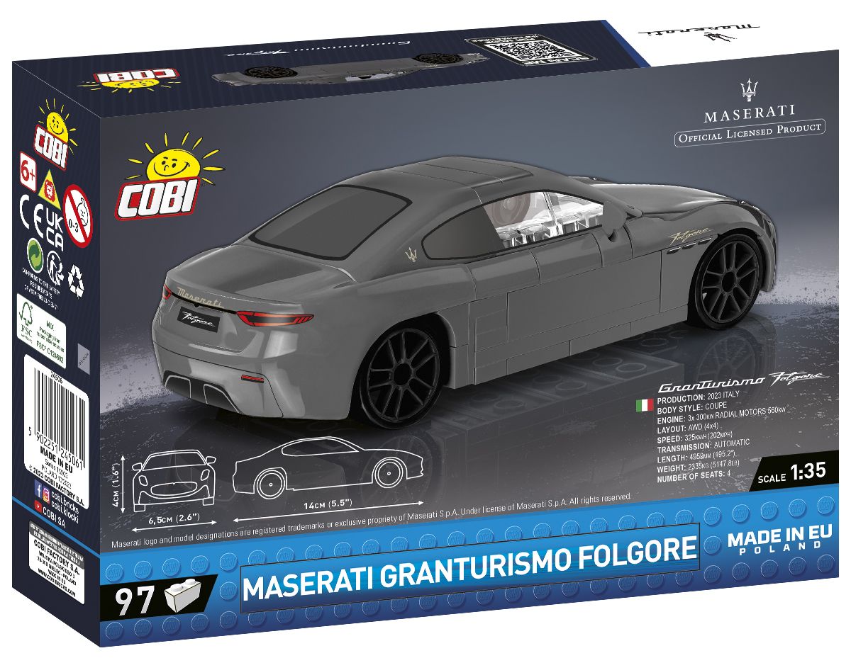 Cobi 24506 - Maserati - Maserati Granturismo Folgore