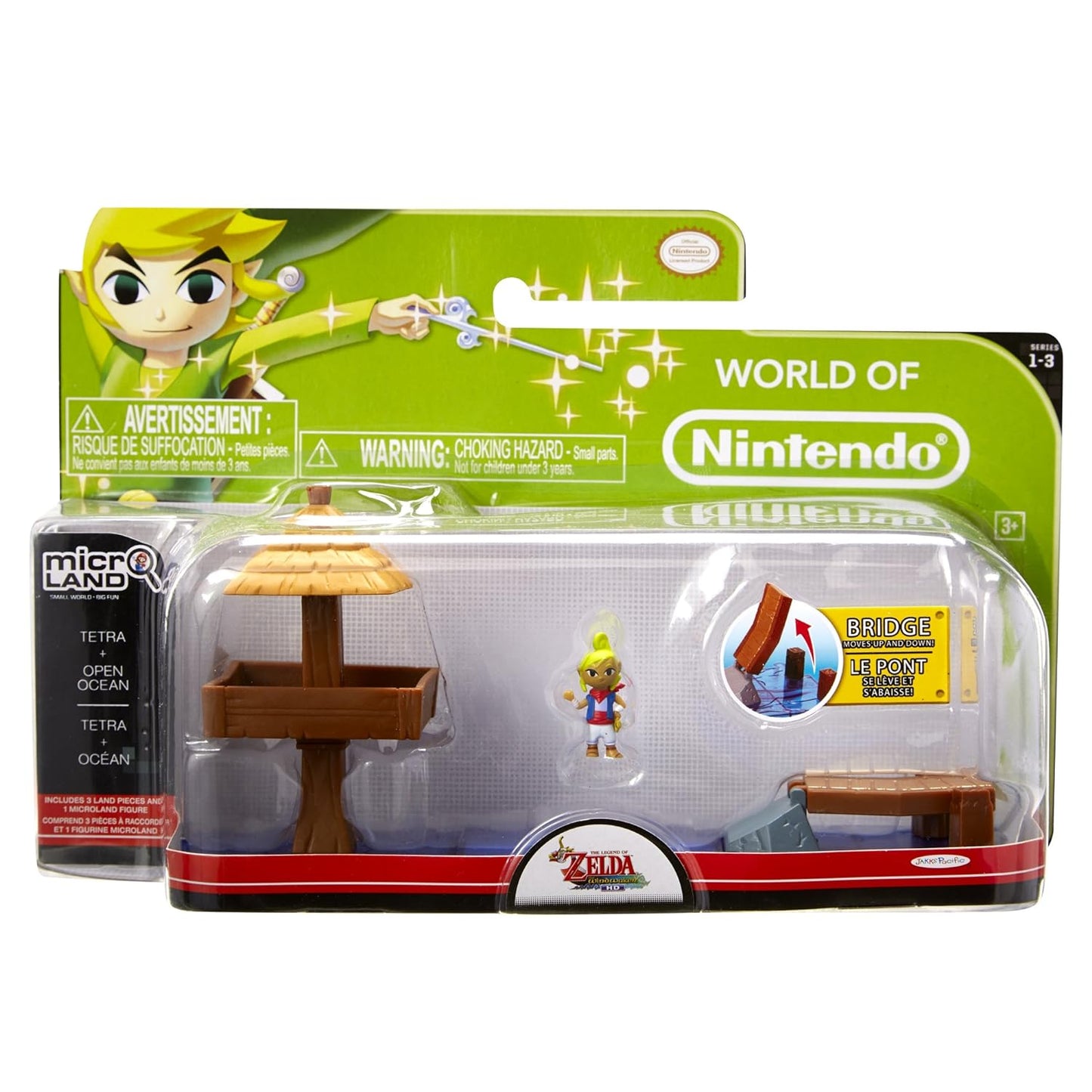 World of Nintendo Legend of Zelda Micro Land Micro Land W3-Tetra Water/Ocean Link