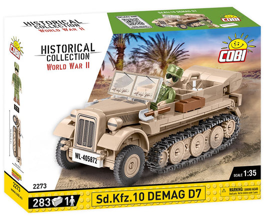 Cobi 2273 - Historical Collection - Sd.Kfz 10 Demag D7