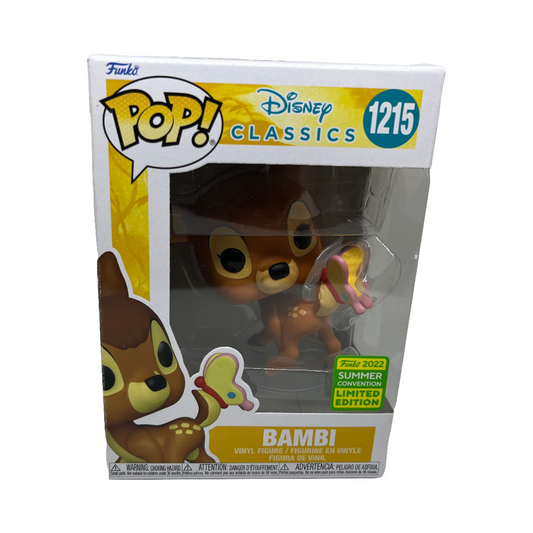 Funko POP! Disney Classics Bambi #1215 Limited Edition 2022 Summer Convention