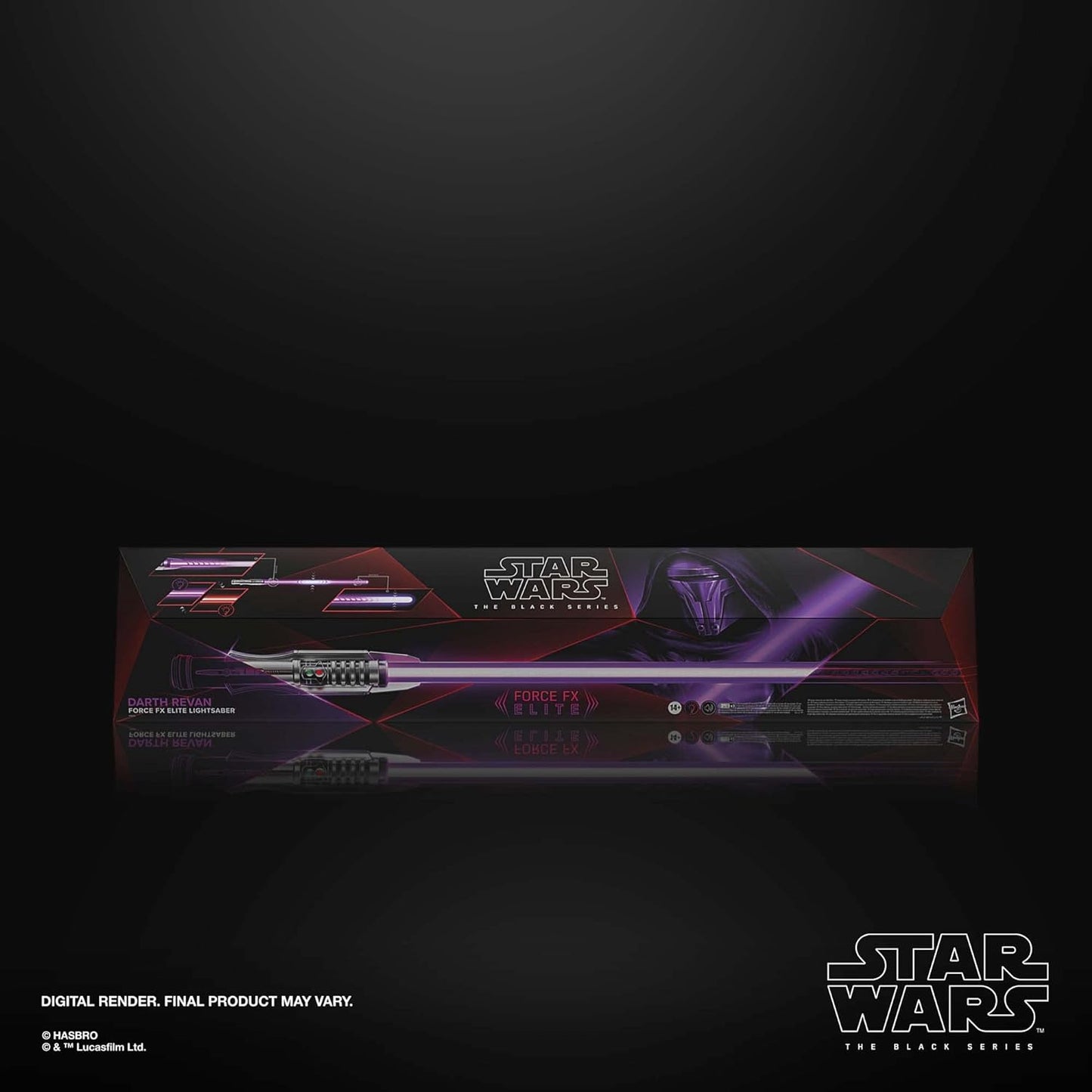 Star Wars The Black Series Darth Revan Force FX Elite Electronic Lightsaber