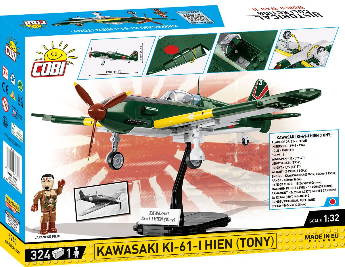 Cobi 5740 - Historical Collection - Kawasaki Ki-61-I Hien 'Tony'