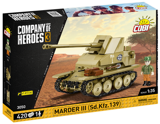 Cobi 3050 - Company of Heroes 3 - Marder III Sd.Kfz.139