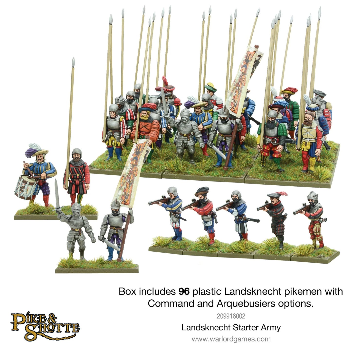 Pike & Shotte Landsknecht Starter Army - EN - 209916002