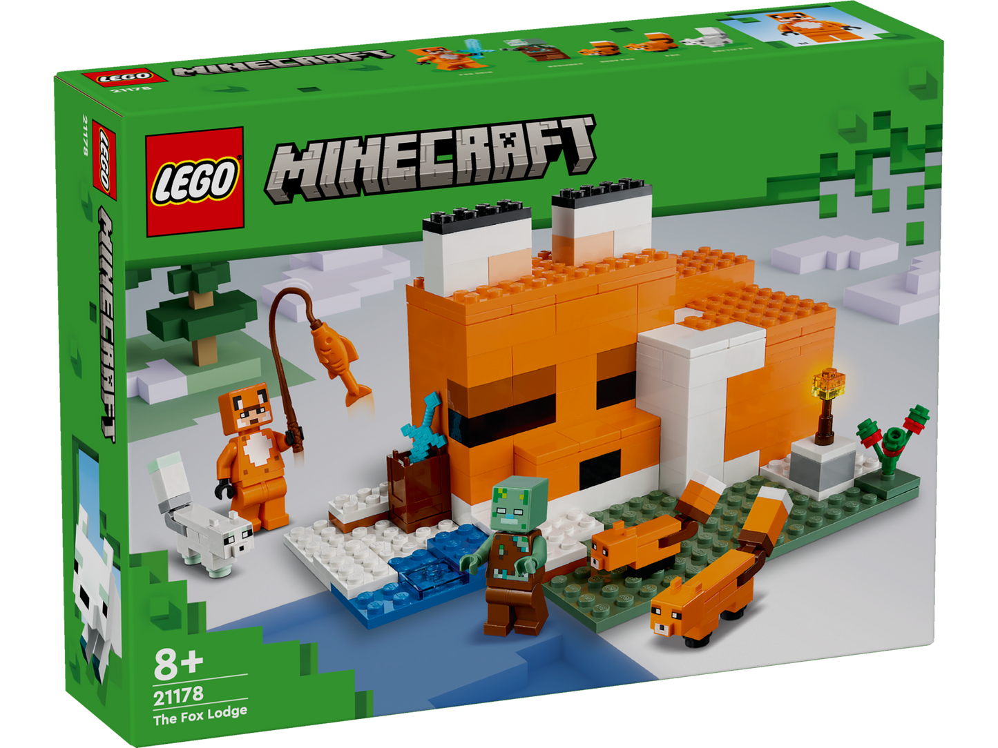 LEGO® Minecraft 21178 Die Fuchs-Lodge