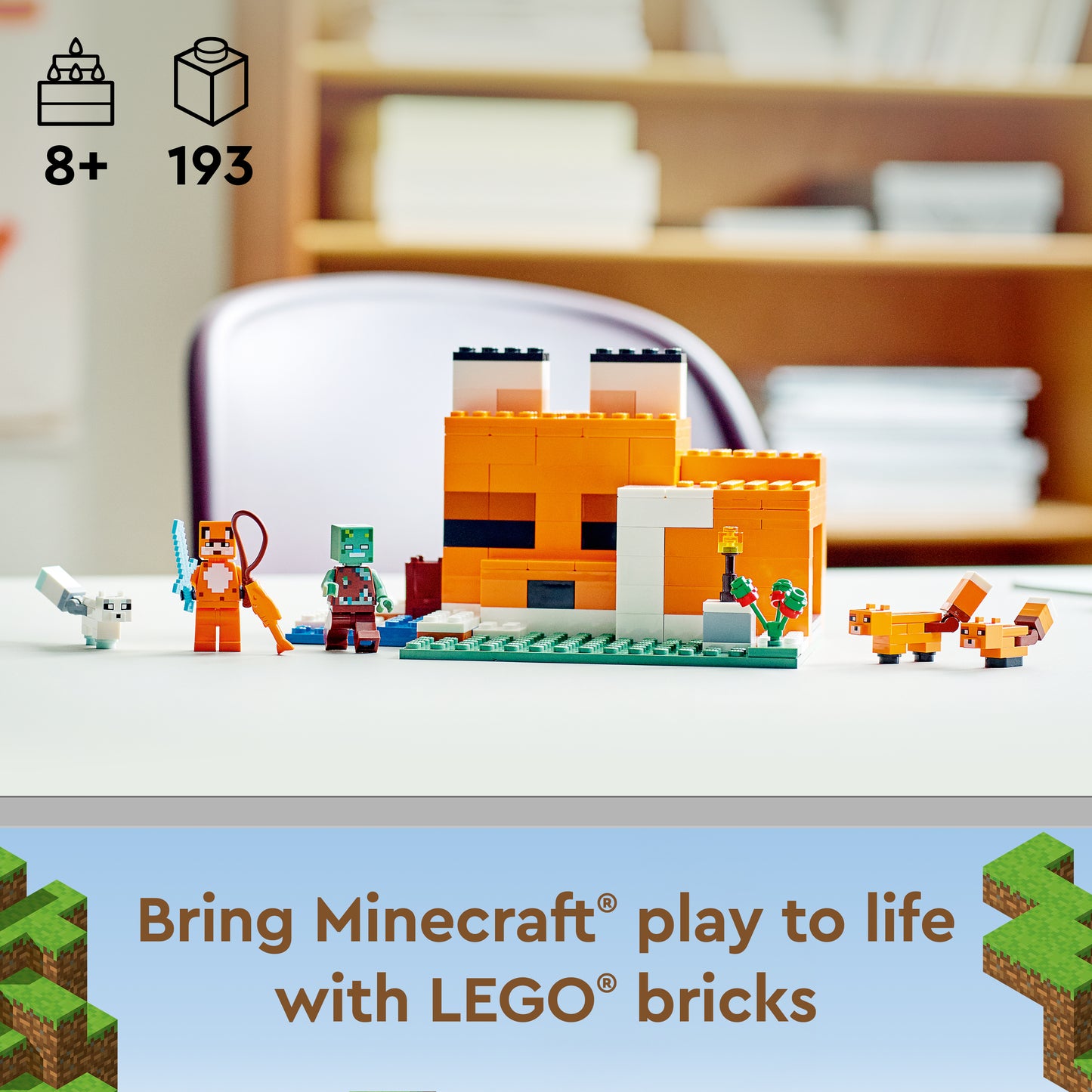 LEGO® Minecraft 21178 Die Fuchs-Lodge