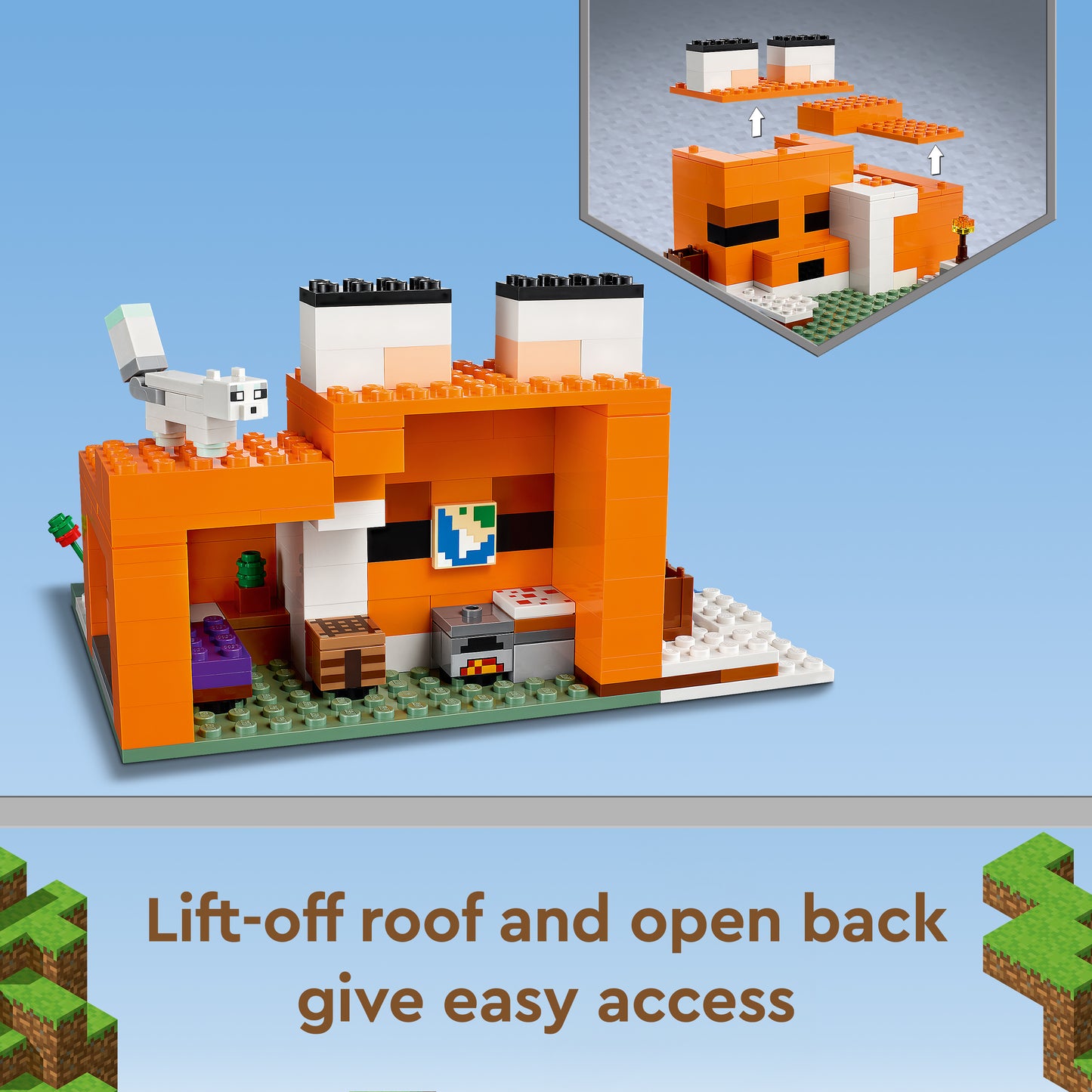 LEGO® Minecraft 21178 Die Fuchs-Lodge