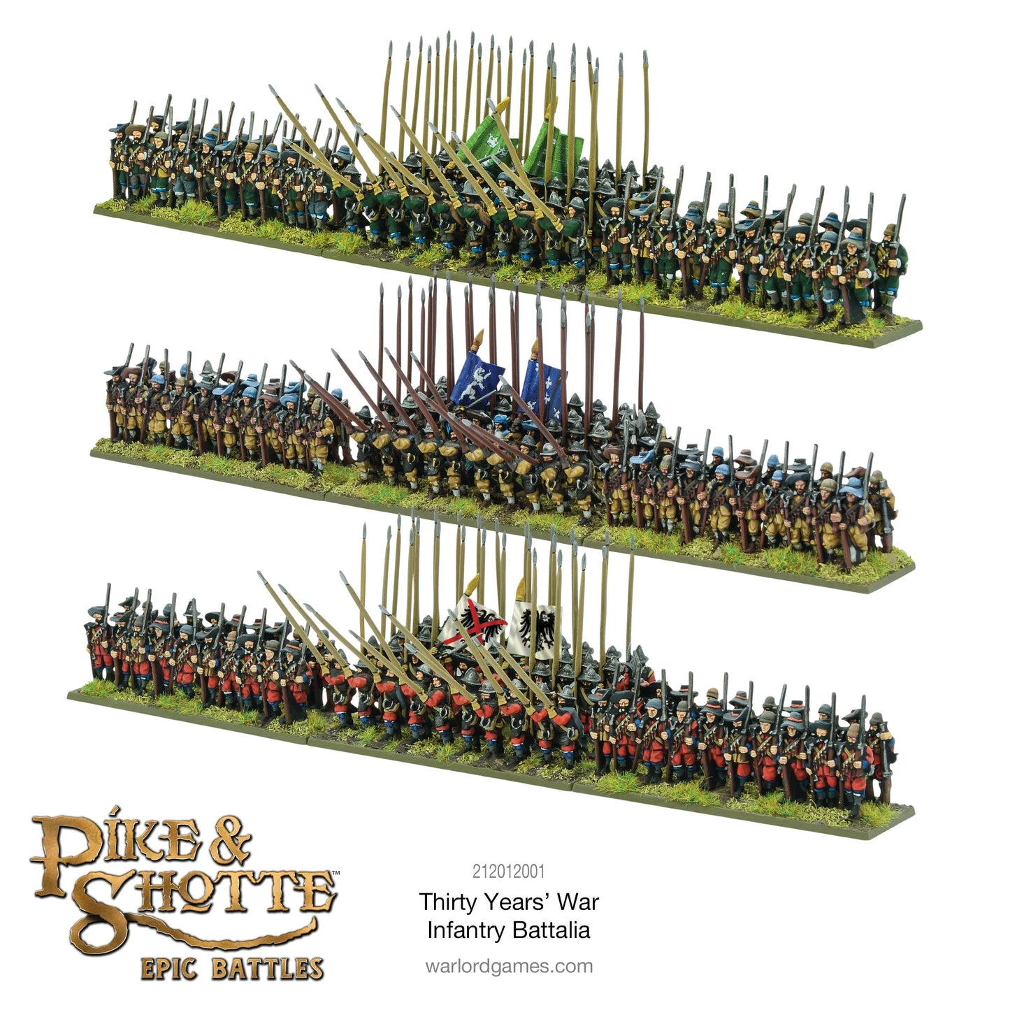 Pike & Shotte Epic Battles - Thirty Year's War Infantry Battalia - EN - 212012001