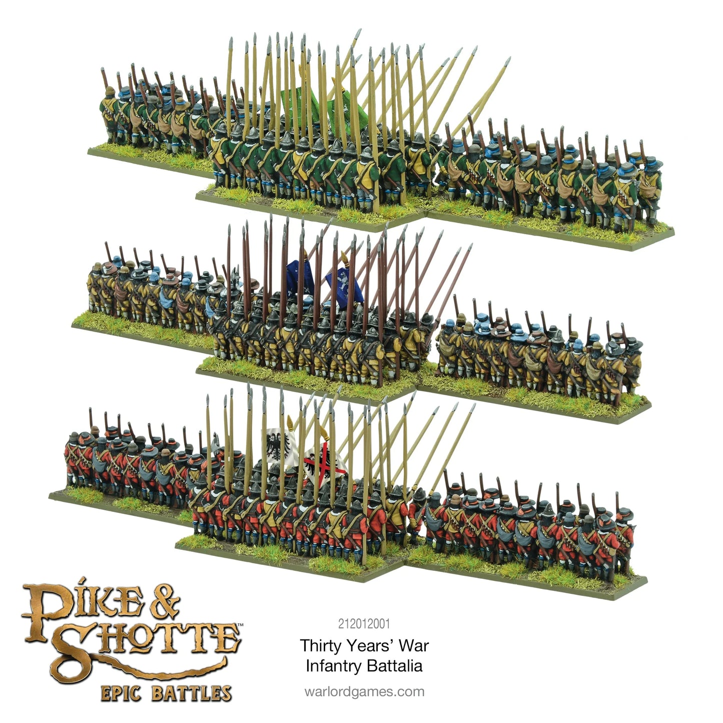 Pike & Shotte Epic Battles - Thirty Year's War Infantry Battalia - EN - 212012001