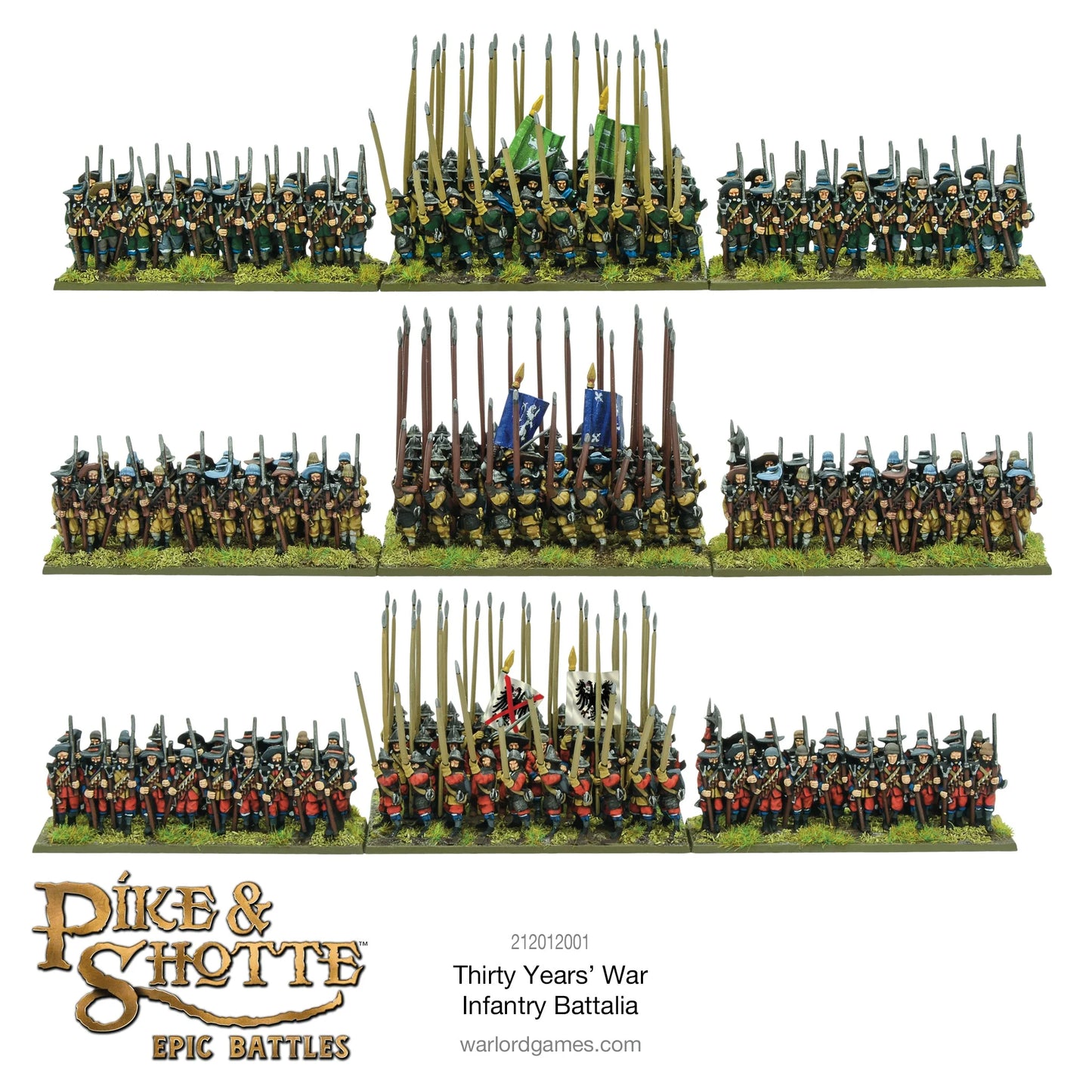 Pike & Shotte Epic Battles - Thirty Year's War Infantry Battalia - EN - 212012001