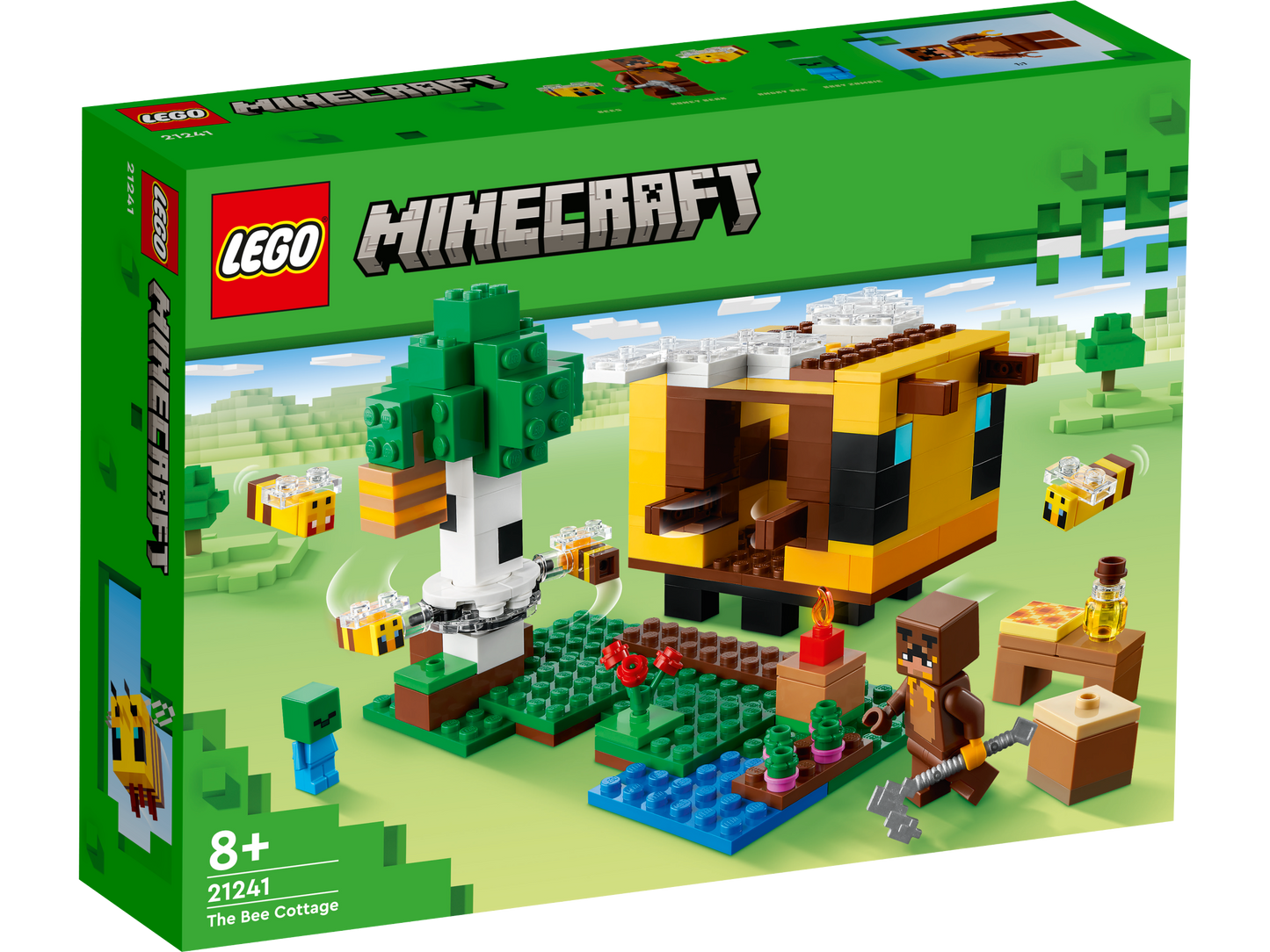 LEGO® Minecraft 21241 Das Bienenhäuschen