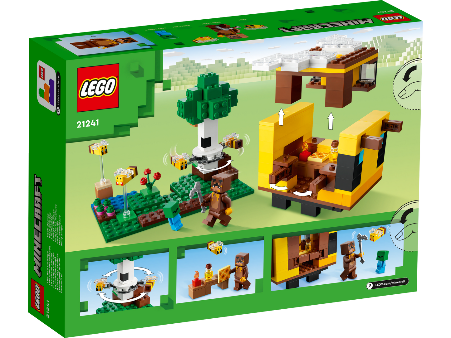 LEGO® Minecraft 21241 Das Bienenhäuschen