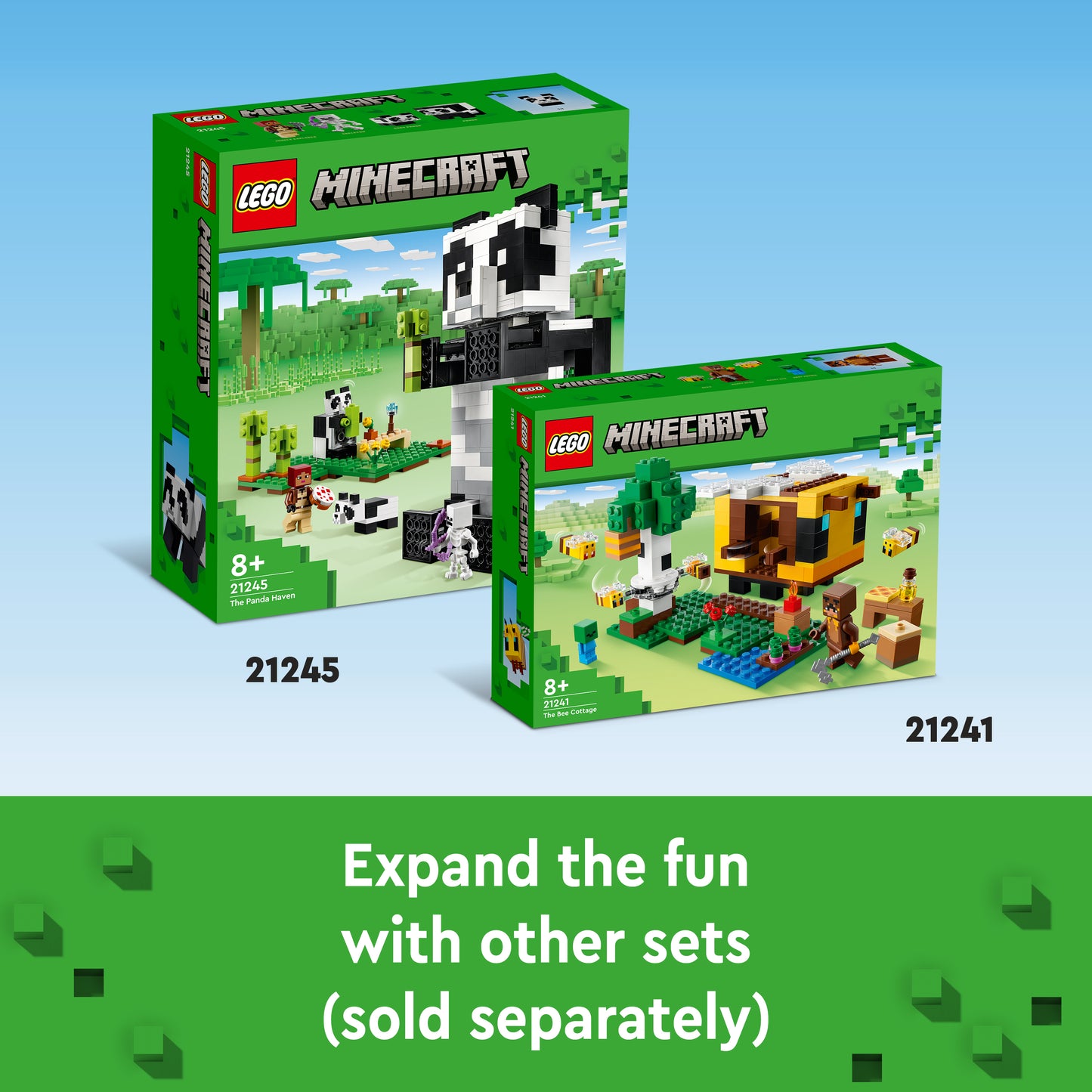 LEGO® Minecraft 21241 Das Bienenhäuschen