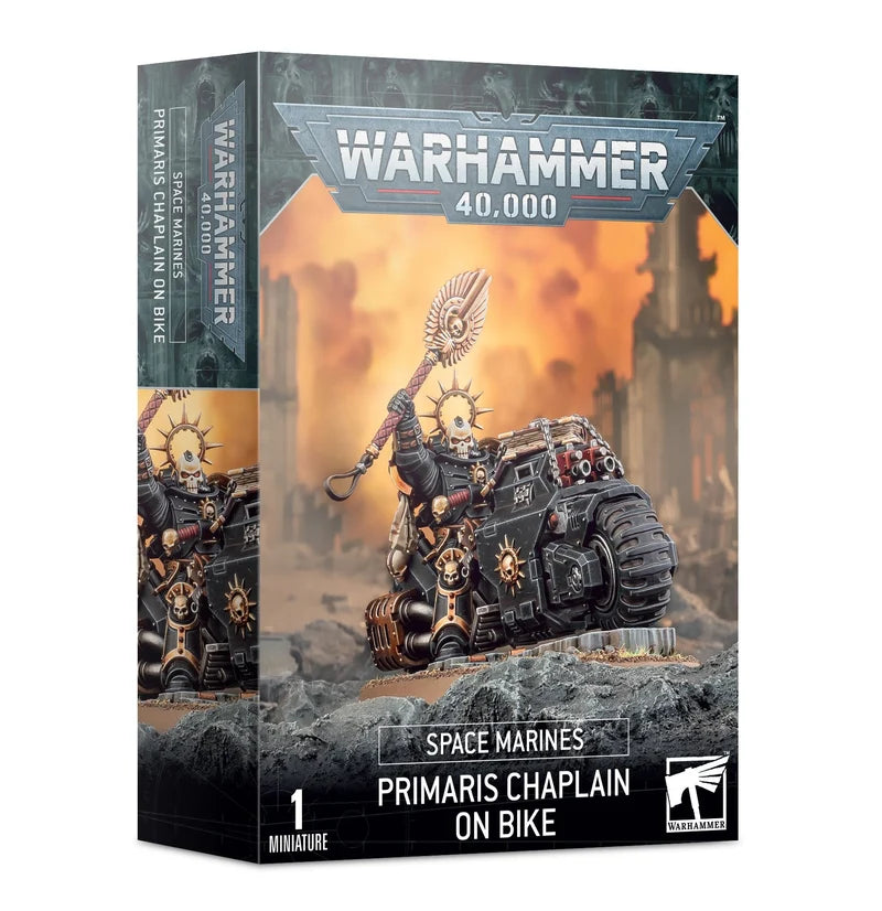 Warhammer 40.000 - Space Marines - Primaris Chaplain on Bike - 48-31