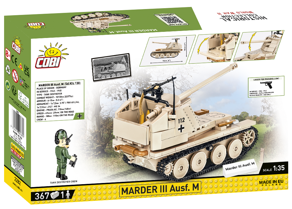 Cobi 2282 - Marder III Ausf.M (Sd.Kfz.138)