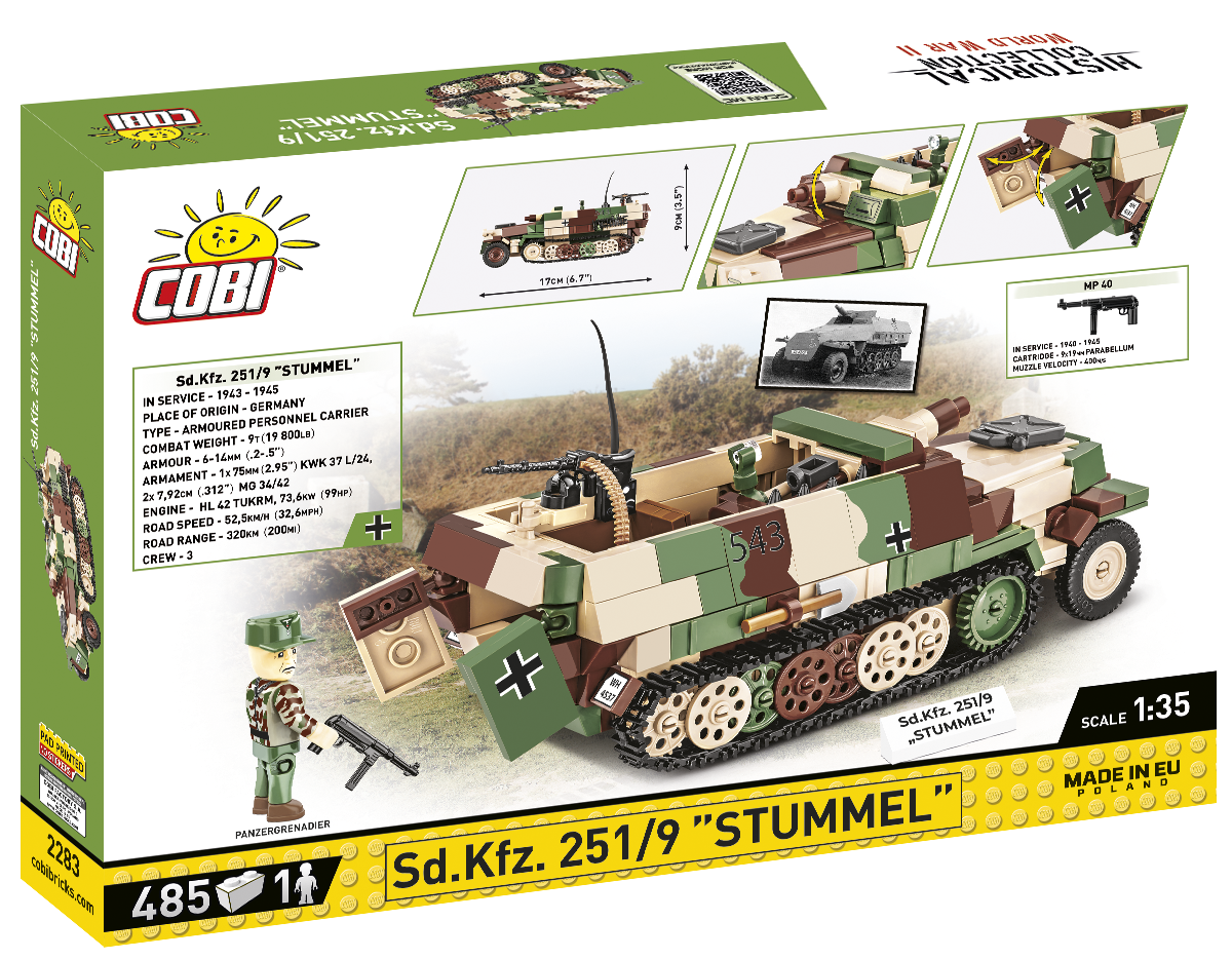 Cobi 2283 - Sd.Kfz. 251/9 Stummel