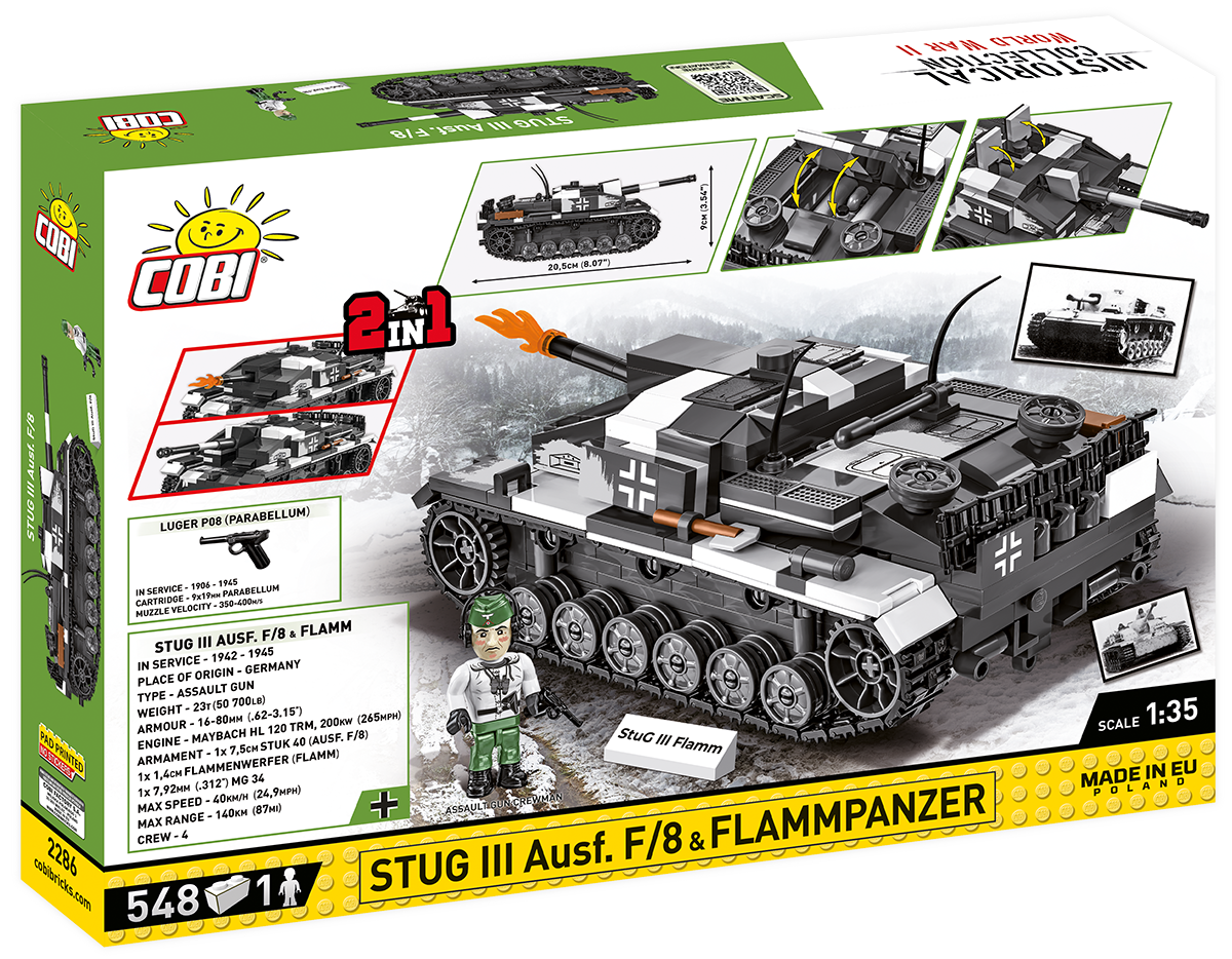 Cobi 2286 - StuG III Ausf.F/8 & Flammpanzer