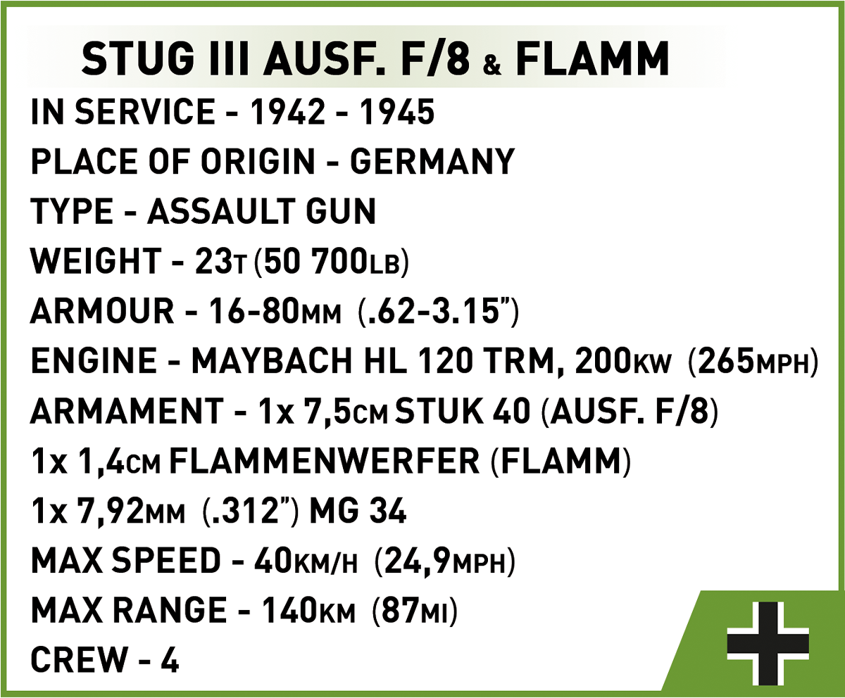 Cobi 2286 - StuG III Ausf.F/8 & Flammpanzer