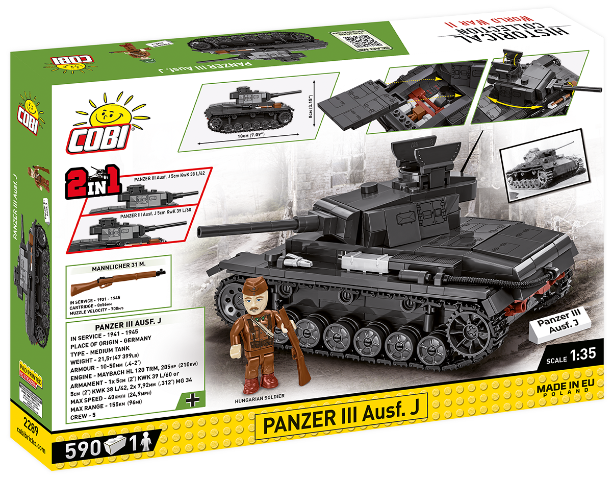 Cobi 2289 - Panzer III Ausf.J