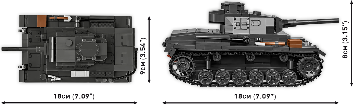 Cobi 2289 - Panzer III Ausf.J