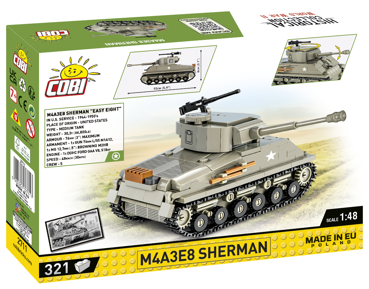 Cobi 2711 - M4A3E8 Sherman