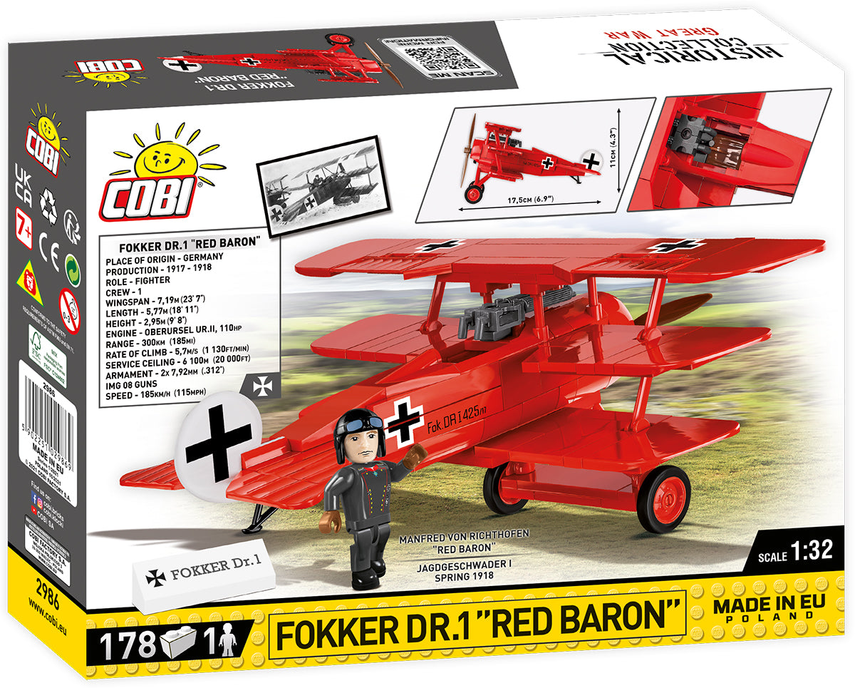 Cobi 2986 - Fokker Dr. 1 "Red Baron"