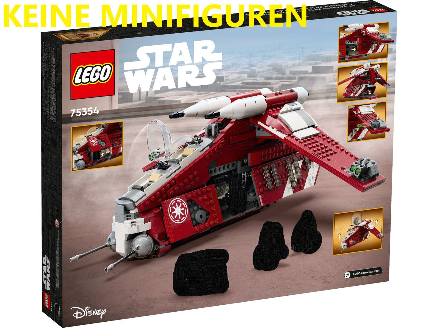 LEGO® Star Wars 75354 Gunship™ der Coruscant-Wachen mit BA und OVP, OHNE FIGUREN