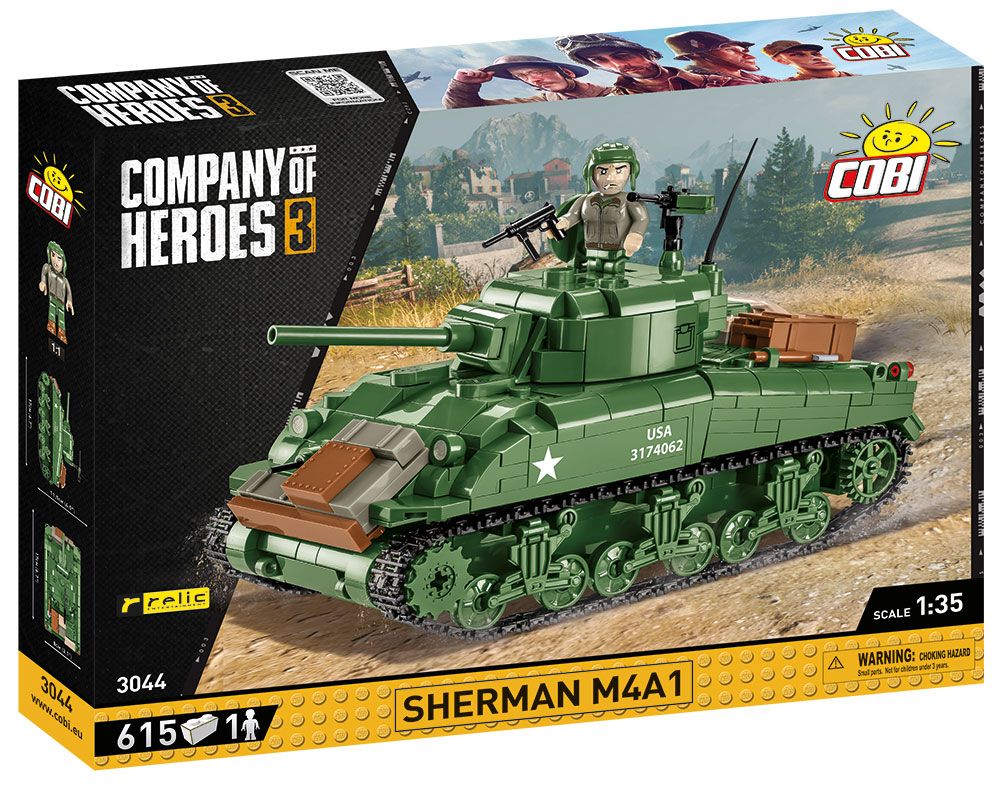 Cobi 3044 - Company of Heroes - Sherman M4A1