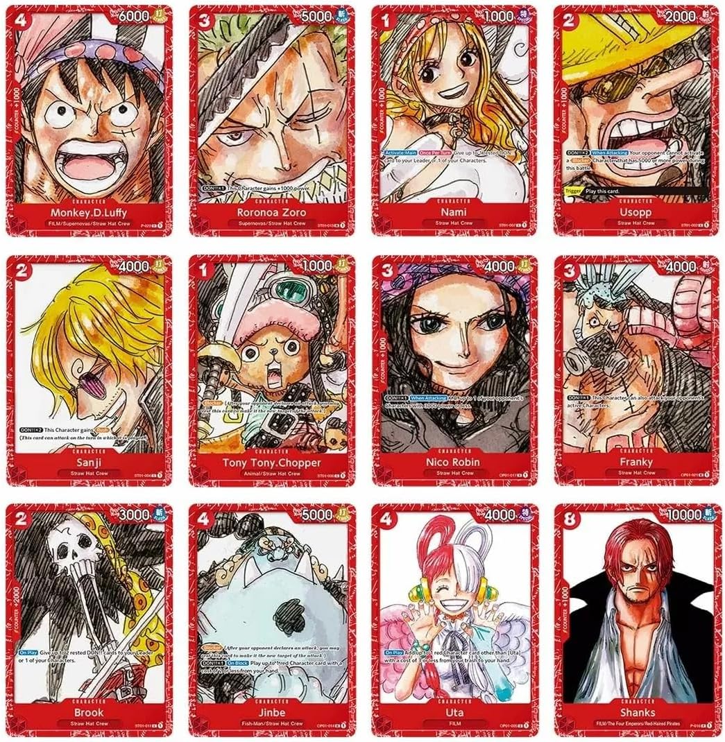 BANDAI One Piece Premium Card Collection Film Red Edition Folder Binder Limited Edition