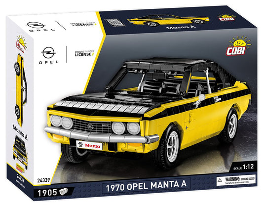 Cobi 24339 - Autos - Maßstab 1:12 - Opel Manta A 1970