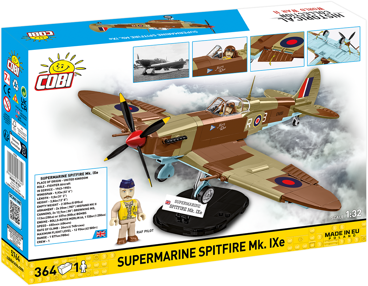 Cobi 5764 - HC WWII - Maßstab 1:32 - Supermarine Spitfire Mk.IXe