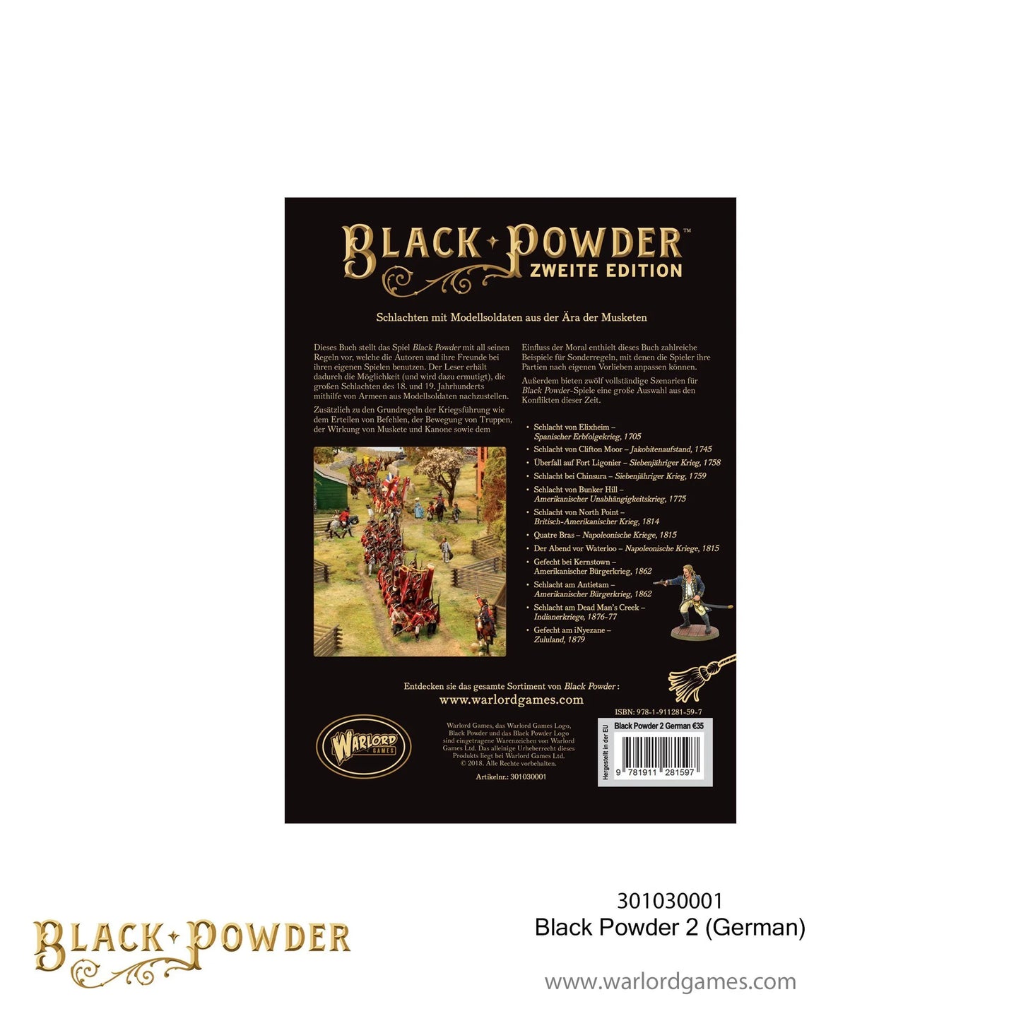 Black Powder Regelbuch 2. Edition - DE