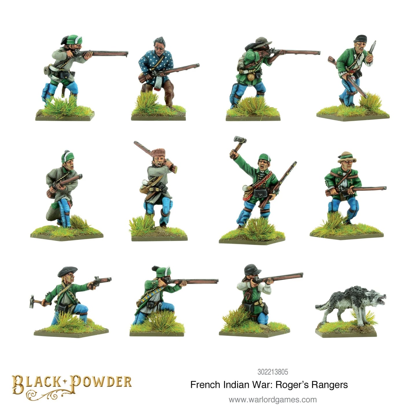 Black Powder: French & Indian War 1754-1763 - Rogers's Rangers - 302213805