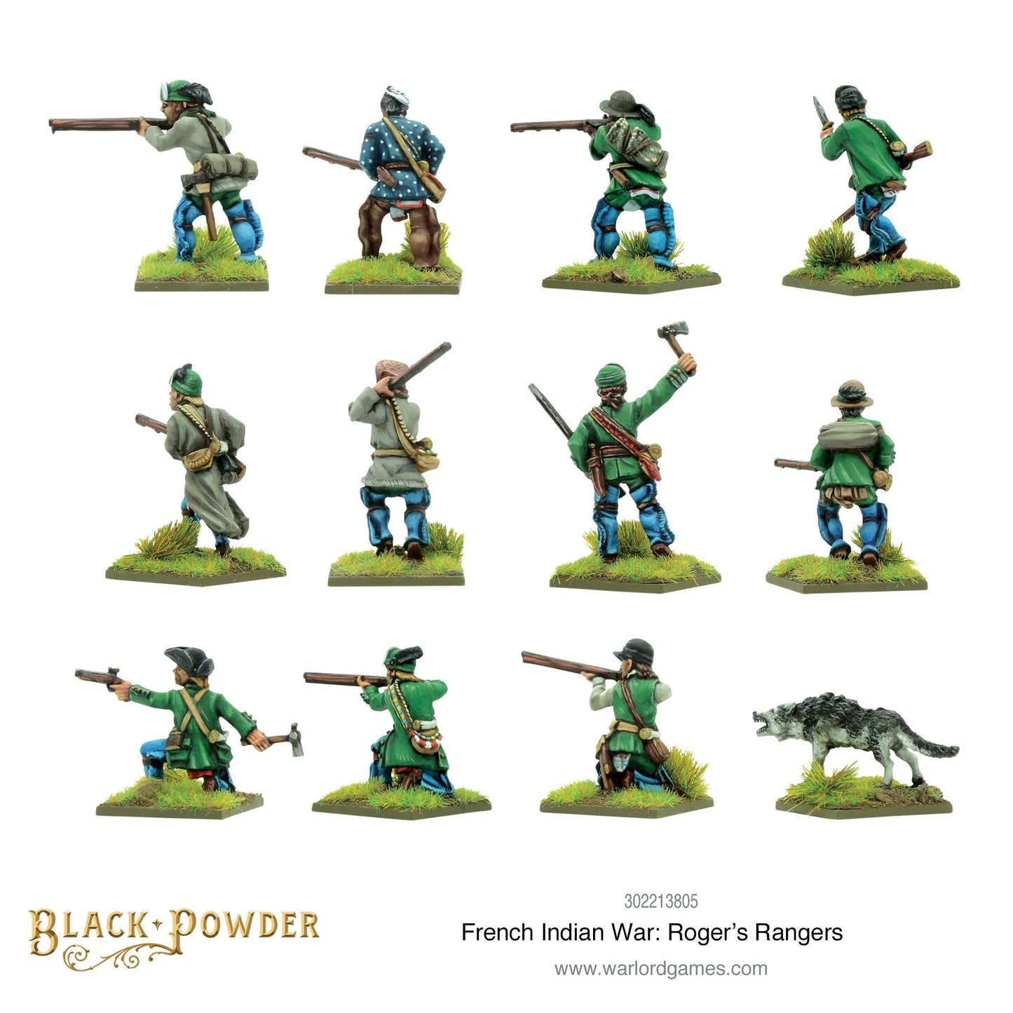 Black Powder: French & Indian War 1754-1763 - Rogers's Rangers - 302213805