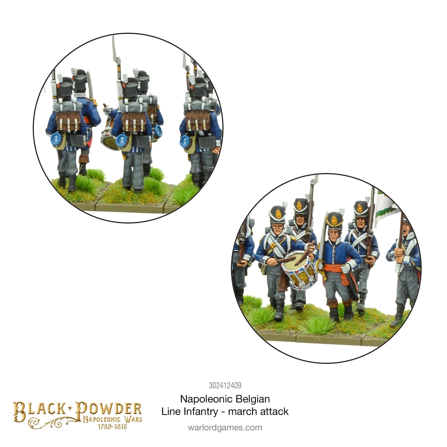 Black Powder - Napoleonic Belgian Line Infantry - 302412409