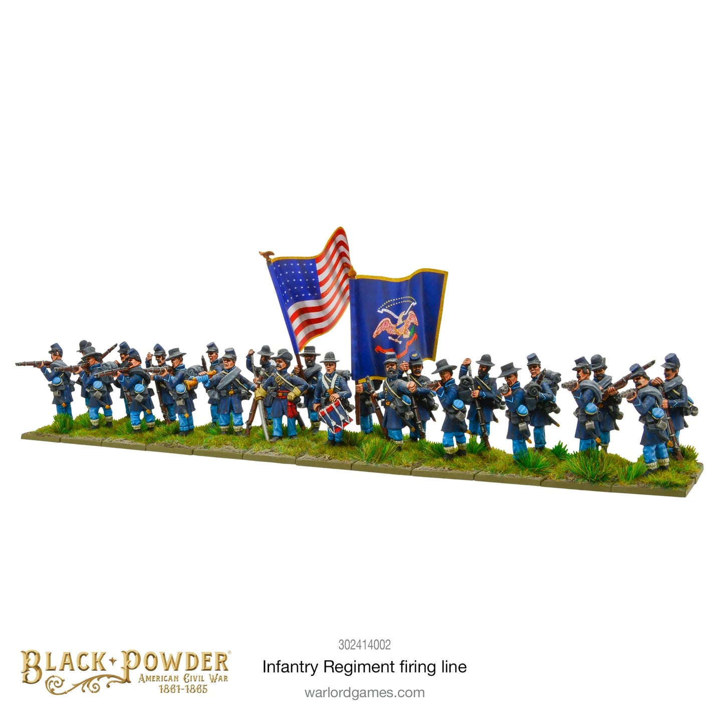 Black Powder - American Civil War: Infantry Regiment Firing Line - 302414002