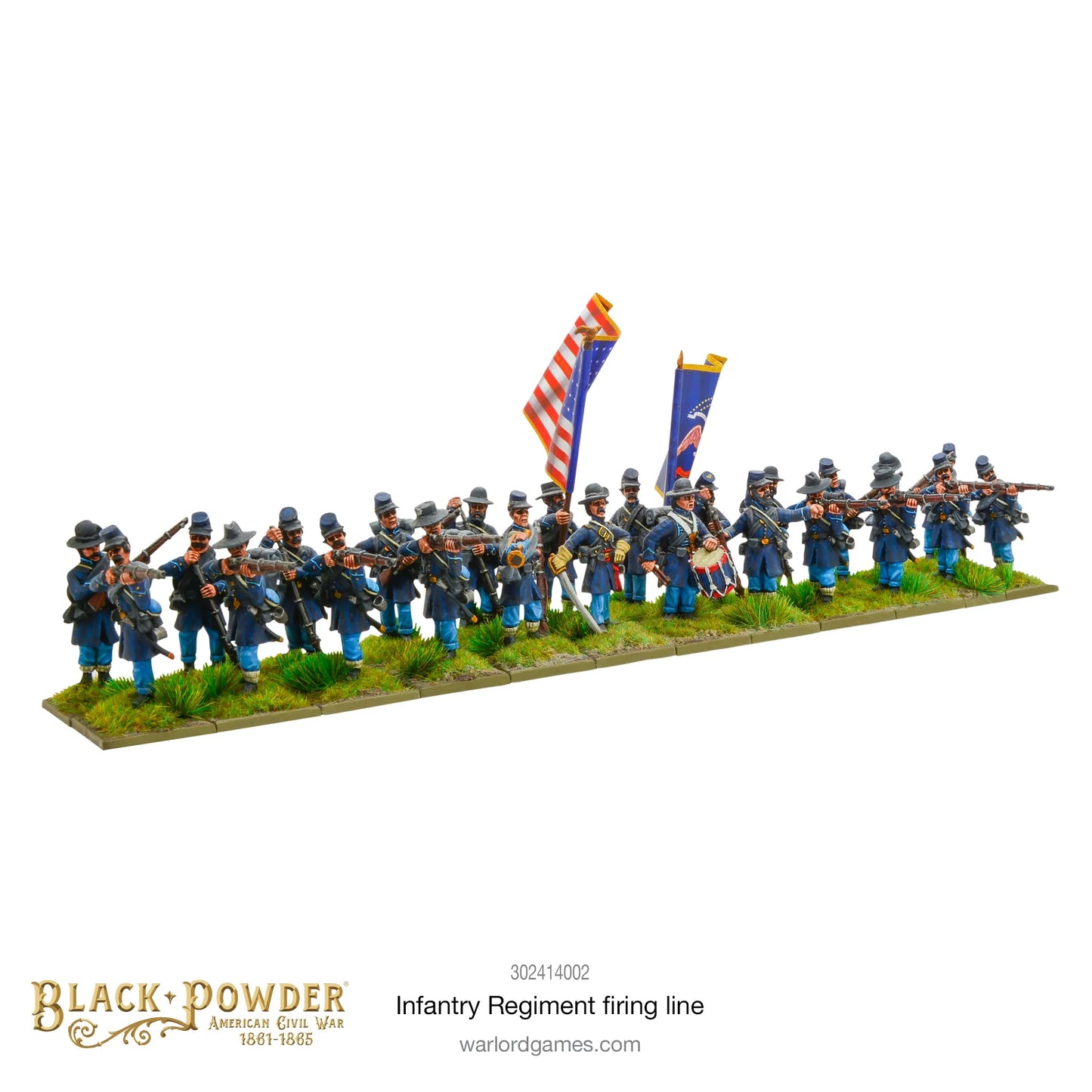 Black Powder - American Civil War: Infantry Regiment Firing Line - 302414002