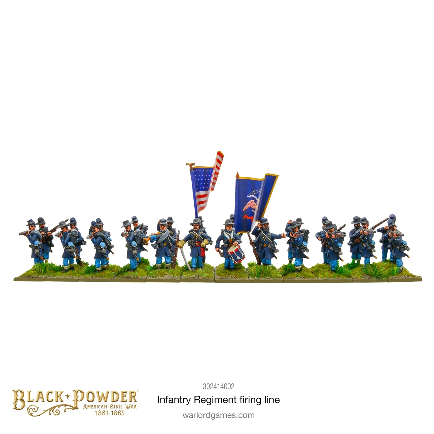 Black Powder - American Civil War: Infantry Regiment Firing Line - 302414002