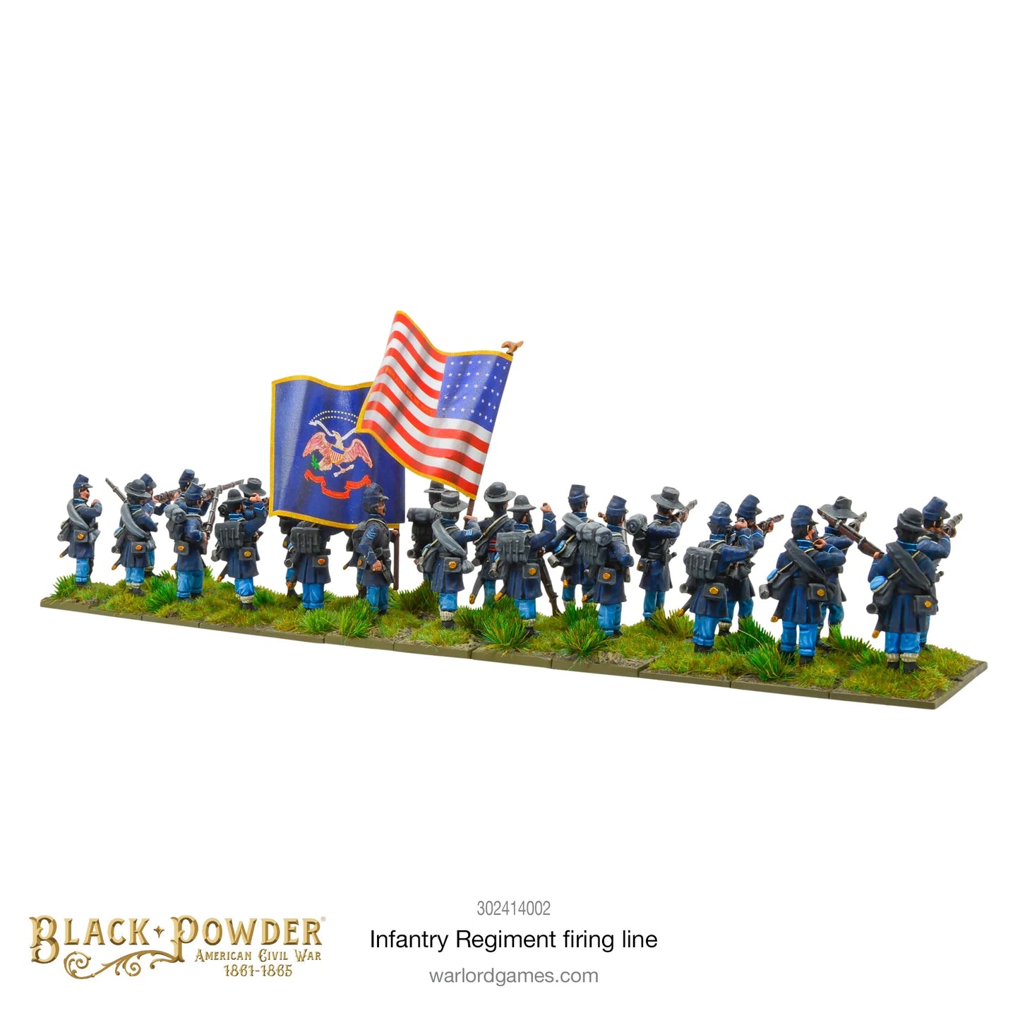 Black Powder - American Civil War: Infantry Regiment Firing Line - 302414002