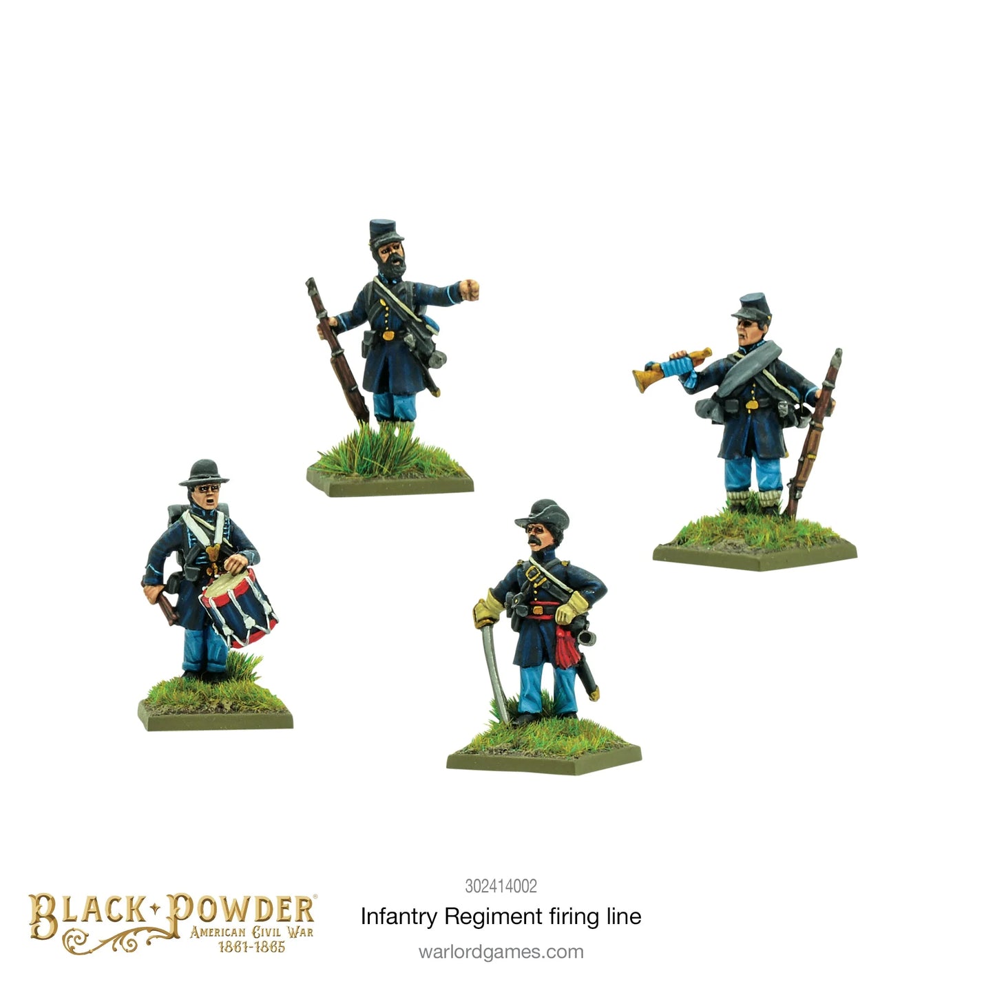 Black Powder - American Civil War: Infantry Regiment Firing Line - 302414002