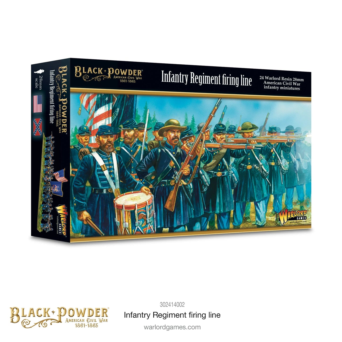 Black Powder - American Civil War: Infantry Regiment Firing Line - 302414002