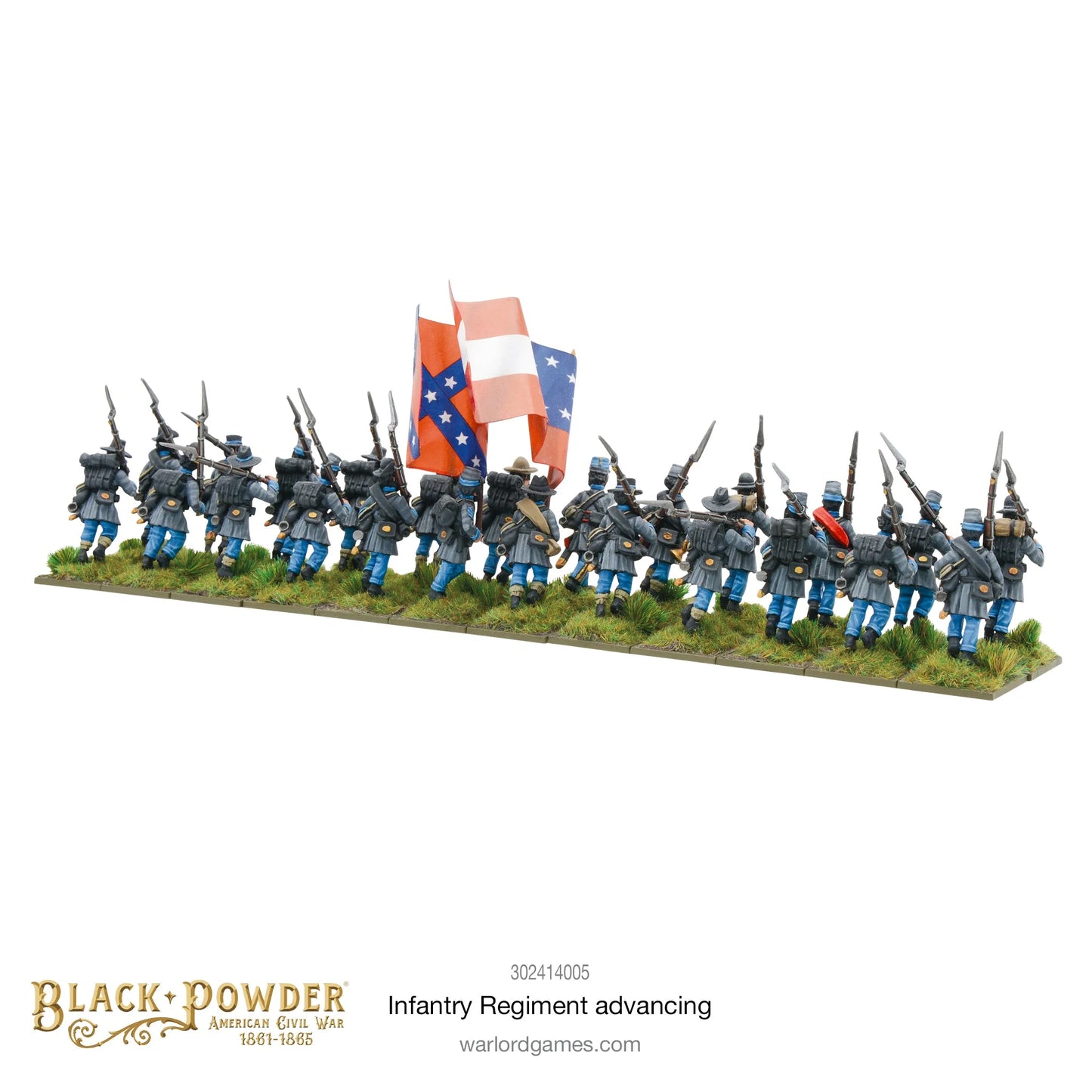 Black Powder - American Civil War: Infantry Regiment Advancing - 302414005