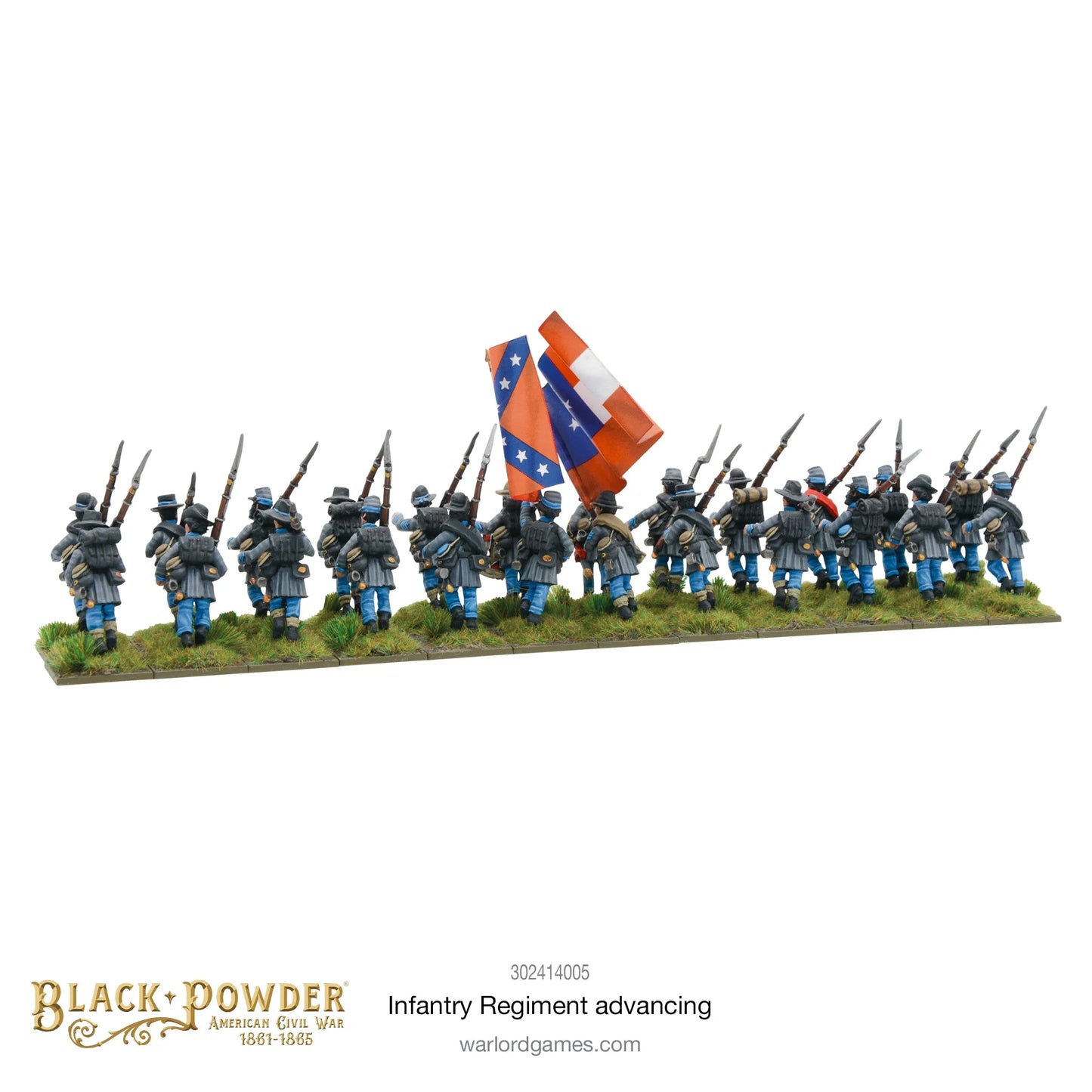 Black Powder - American Civil War: Infantry Regiment Advancing - 302414005