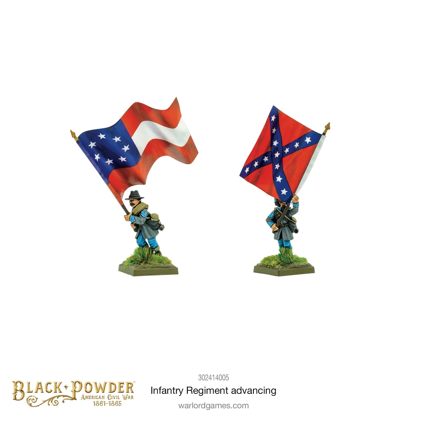 Black Powder - American Civil War: Infantry Regiment Advancing - 302414005