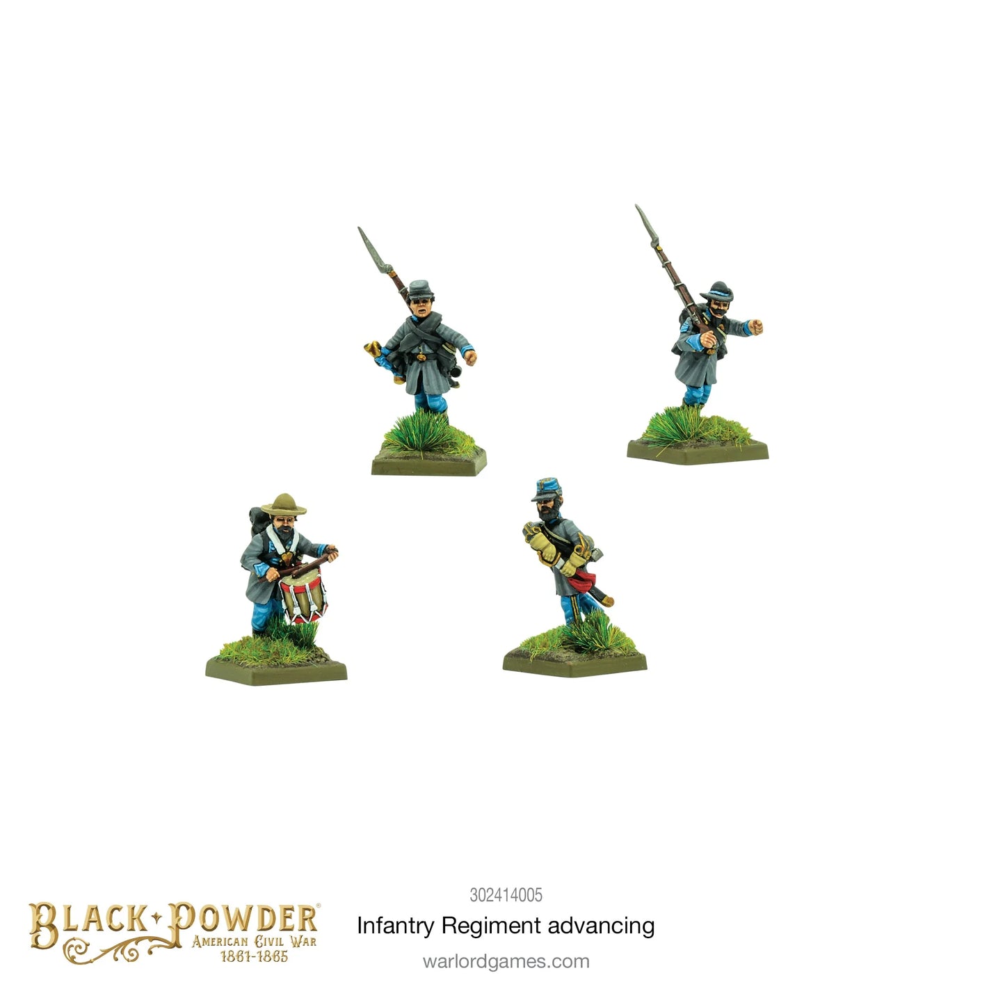 Black Powder - American Civil War: Infantry Regiment Advancing - 302414005