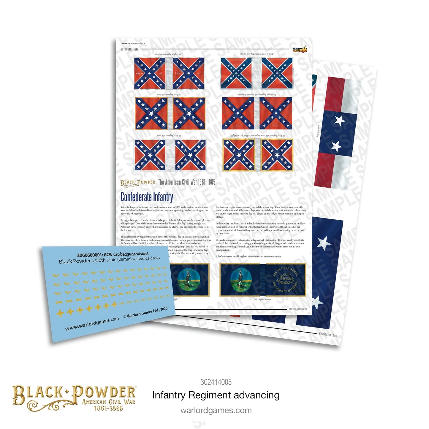 Black Powder - American Civil War: Infantry Regiment Advancing - 302414005