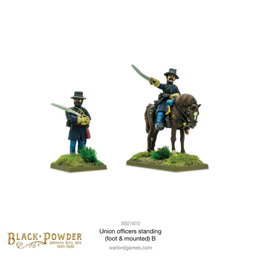 Black Powder - American Civil War: Union Officers Standing B (Foot & Mounted)